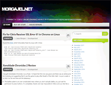 Tablet Screenshot of morgajel.net